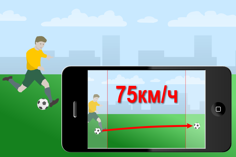 soccer ball that measures speed